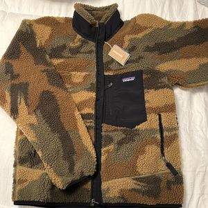 NWT PATAGONIA Men's Classic Retro-X Jacket Camouflage Kansas Sky Small